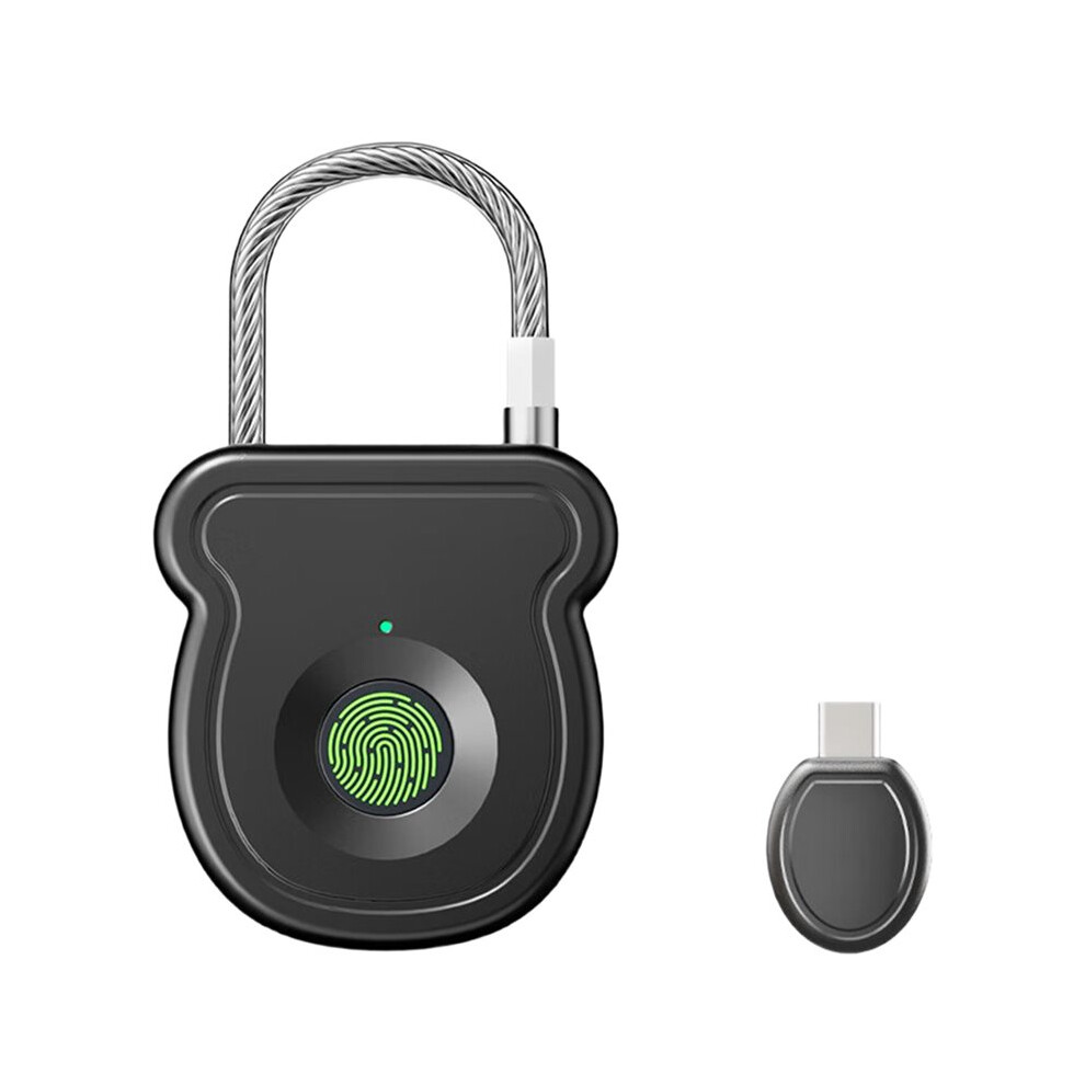 Waterproof Padlock 0.5Sec Unlock Fingerprint Lock Portable Anti-Theft Keyless Lock Gym Locker 4713422036200