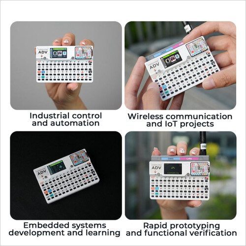 Cardputer Adv Version ESP32 Portable Computer M5StampS3A Development Kit 1.14 Inch Screen 56 Key Keyboard Card 2