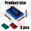 Screen Printing Scrub Pad Set, 3 Pcs Ink Cleaning Brush with Ergonomic Handle for Efficient Mesh Frame Reclamation 7