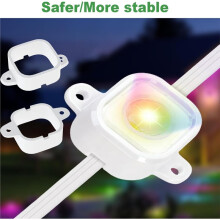 90 Suportes de Montagem para Luminárias Externas Permanentes H706/H706 Pro, Clips de Fixação para H706
