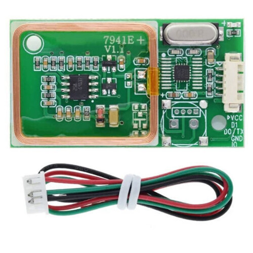 RFID UART Reader Wireless Module 3Pin 125KHz Card Reading EM4100 8CM  5V for IC Card PCB Attenna Sensor Kits 1