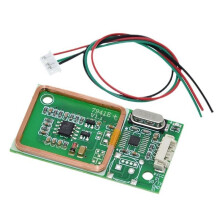 Módulo Leitor RFID UART Sem Fio 3 Pinos 125 KHz Leitura de Cartão EM4100 8 cm 5 V para Kits de Sensor de Antena PCB de Cartão IC