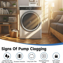 Washer Drain Pump Filter for GE Washing Machine Replace: WH11X34741 WH23X10027 WH23X10029 AP7205454 PS16874133
