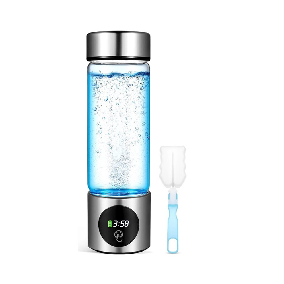 Melitt Portable Hydrogen Water Generator Bottle Spe+Pem Dual Chamber Lonizer + Ppb& Display Electrolytic Hydrogen Water
