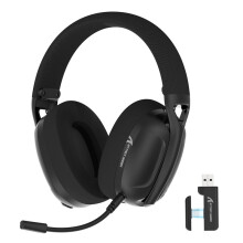 ATTACK L80PRO Wireless Gaming Headset, 2.4G Triple Mode Headset with 20ms Low Latency, 40mm Drivers Black