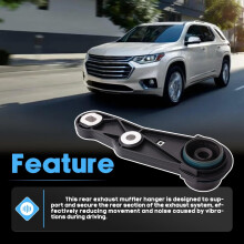 Rear Tail Pipe Muffler Hanger 84160333 for Traverse Enclave XT6 Tail Pipe Muffler Hanger