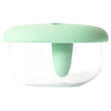 2-in-1 Snackcontainer van Siliconen met Deksel, Lekvrij en Draagbaar, voor Het Bewaren van Voedsel.