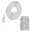 (Black) Ethernet Cable 15m Cat6 Flat Internet Cable Networking Cable Rj45 LAN Patches Cable Replacement Laptop Accessories  White 3
