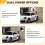 Adjustable Garage Parking Sensor Aid with LED Indicators, Parking Assist Sensor with Dual Power Options EU Plug 4