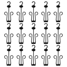 15Packs Shoe Display Hook Hanging Shoe Organizer Shoes Drying Rack Shoes Hanger for Shop Home Supermarket Mall
