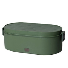 Portable Wireless USB Rechargeable Electric LunchBox Food Warmer Travel Food Warmer School Outdoor LunchBox Detachable,B