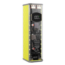 Caixa de Bateria Portátil DIY 18650 com 8 Compartimentos, PD 45 W, Carregamento Rápido, Caixa de Bateria DIY, Suporte de Célula, Sem Solda, para