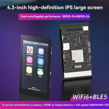 Placa de Desarrollo ESP32P4 ESP32-P4 con Pantalla TáCtil Capacitiva IPS de 4,3 Pulgadas y 480 X 800, Placa de Desarrollo ESP32-C6