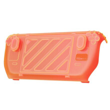 HardShell Protective Case for LCD/OLED Front Cover Portable Protective Case Enhanced Gaming Experience Orange