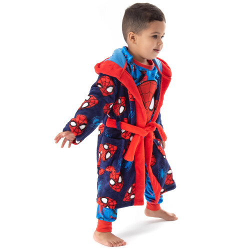 Marvel Marvel Spiderman Bathrobe (Boys Blue)