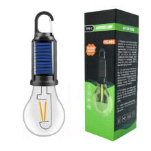 3Pc LED Camping Lamp Solar USB Rechargeable Outdoor Tent Lights Hanging Light Bulbs Camping EssentialsCamping Flashlight