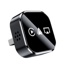 Adaptador Inalámbrico CarPlay 3 en 1: AirPlay, CarPlay, Android Auto, USB, Plug And , con Cable, CarPlay A Inalámbrico, Color Negro.