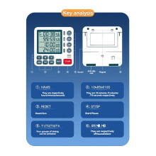 Magnetic 4-Channel 4-Group Timer LCD Display Timer Kitchen Cooking Experiment Milk Tea Learning Reminder
