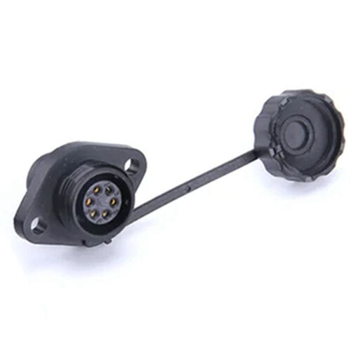 SP13 Waterproof Connector IP68 6 Pin Cable Connectors Male/Female Plug and Socket Nut/Flange/Docking 2