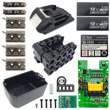 BL1890B Lithium Battery Case BMS PCB Balance Charging Protection Board Shell for 18V BL1860 9.0Ah LED Indicator