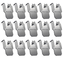 15pcs Claw Picture Hangers for Drywall 40lb Capacity Each, Tool-Free Installation for Pictures, Mirrors & Wall Decor