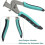 Car Clip Pliers/Disassembly Tools, Clip Removal Tool, Multi-Functional Efficient Automotive Snap Pliers Remove Fasteners 4