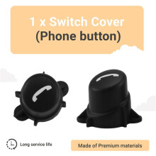 Car Steering Wheel Button Cover for R55 R56 R57 R58 R59 R60 R61 2007-2014 Phone Button