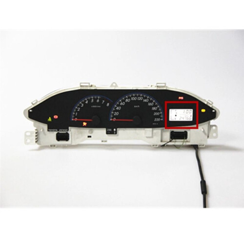 for  Vios 2008-2012 Car LCD Screen Dashboard Black Display Capabilities Cluster Instrument Replacement 2