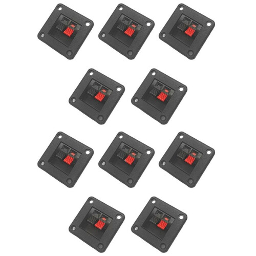 10pcs Speaker Terminal Board, Connector Plates for Audio System Enhancements and DIY Projects 1
