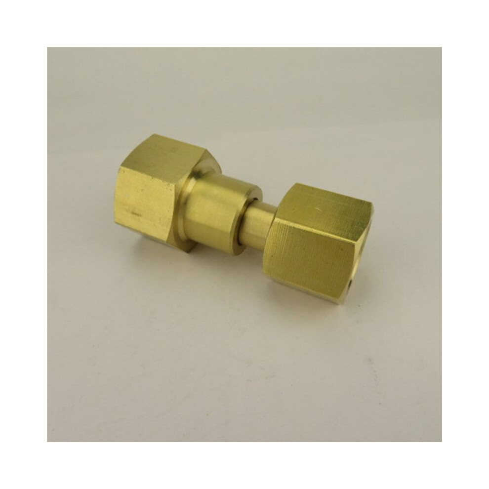 CGA-320 to CGA-580 Adapter, Carbon Dioxide Bottom to Argon Nitrogen ...