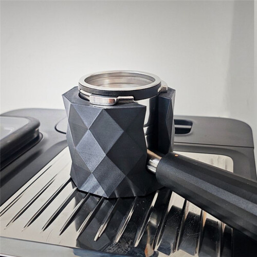 2PcsEspresso Stand for 51mm to 58mm Portafilters Designed for Enhanced Coffee Brewing Adjustable Height Functionality 1