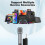 Wireless Microphone,Dual Handheld Dynamic Mic,40H Duration, 200ft Range Professional Microphone for Singing, Karaoke 2