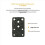 Enhanced Durability Hotend Base for  A1/A1  Composite Stone Material 3D Printer Parts 3