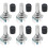 6pcs EC11 Rotary Encoder with Push Button 360 5 Pins and Knob Cap for , Raspberry Pi, ESP32 1