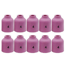 Argon Arc Welding Accessories 53N Series Ceramic Nozzle - 4 TIG Gas Lens Alumina Nozzle Ceramic Cup
