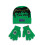 Marvel Marvel Beanie and Gloves Set (Boys Green) 1