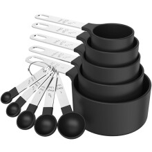 Measuring Cups & Spoons Set, Stackable Cups and Spoons, Nesting Measure Cups, Kitchen Gadgets for Cooking & Baking