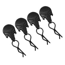 4pcs Metal R-Type Car Shell Body Fixed Clips Pin with Tab for Axial SCX10 -4 MJX Go RC Car Parts 1:10