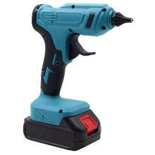 Cordless Hot Melt Glue Gun Portable Rechargeable with 10pc 11mm Glue Sticks DIY Repair Tool for 18V Battery Pin