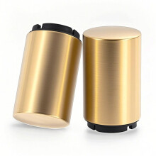 2pcs Automatic Beer Bottle Opener with Magnetic Cap, Stainless Steel Bottle Opener for Home Bars Picnic Camping Hiking