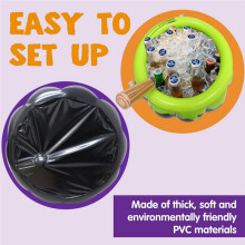 Cubo de Hielo Inflable de Halloween, Bebida Fría, Cubo de Dulces para Mezclar con Brujas, Decoración de Halloween para Casa Embrujada, Bar.
