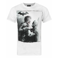 DC Comics The Joker Short Sleeved T-Shirt (Mens White)