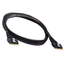 50cm Professional Slim SFF 8654 8i Male to SFF-8654 SAS4.0 74Pin Cable for Server Controller Connector Extender Cable