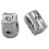 2Pc Motorcycle Chrome Front Headlight /Down Adjustment Knob for  Goldwing GL1500 1988-2000 Headlight /Down Knob 7