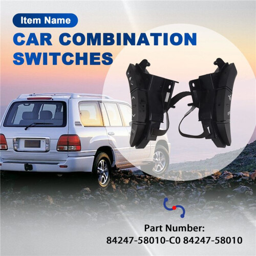 Multifunction Steering Wheel Control  for  Highlander Land  Prado 120 2004-09  GX470 Low 2