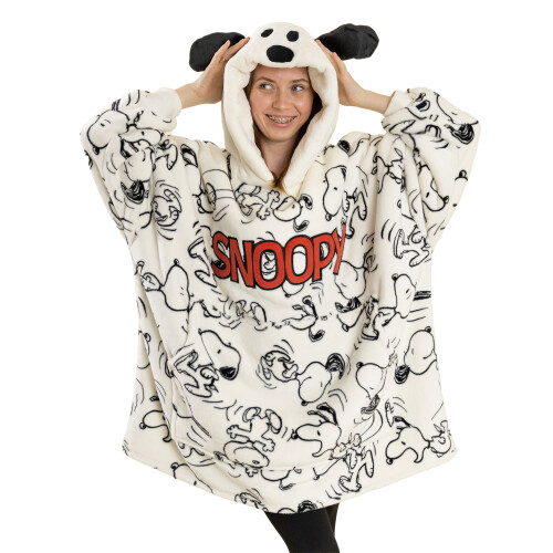 Peanuts Blanket Hoodie (Womens Off-White)