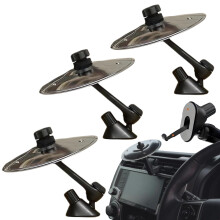 3PCS Car Air Vent Drum Cymbal Set, Easy ClipOn Mini Crash Cymbal for Car, Clear Crash Sound, Universal Fit