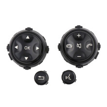 Auto Multifunctionele Stuurwielknop voor S-Klasse W221 2006-2009 CL W216 2007-2013 Zwarte Auto-Accessoires