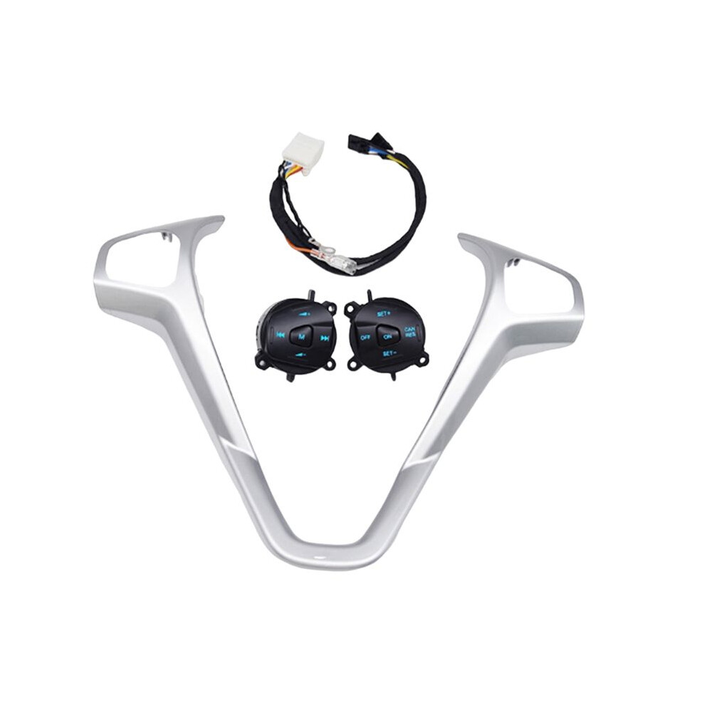 For Fiesta Mk7 Mk8 Escort Ecosport Car Led Cruise Button With Steering Wheel Trim Frame And Wiring 6033381173449