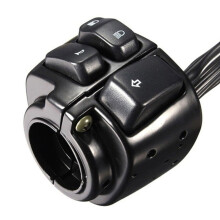 For XL883 Sportster Dyna V-ROD Softail Motorcycle Handlebar Turn Signal Control , 1 Inch 25mm,Black